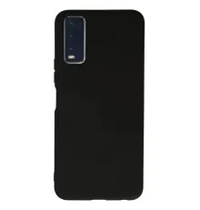 Vivo Y11S Kılıf Nano içi Kadife Silikon - Siyah