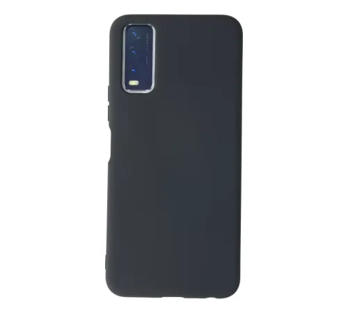 Vivo Y11S Kılıf Nano içi Kadife Silikon - Gri