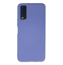 Vivo Y11S Kılıf Nano içi Kadife Silikon - Lila