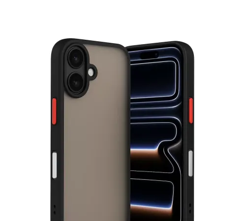 Apple iPhone 17 Kılıf Montreal Silikon Kapak - Siyah