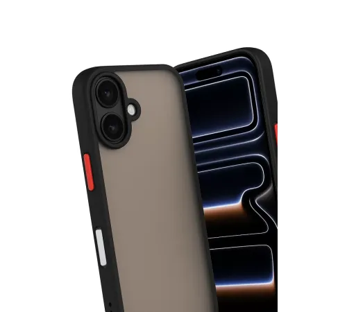 Apple iPhone 17 Kılıf Montreal Silikon Kapak - Siyah