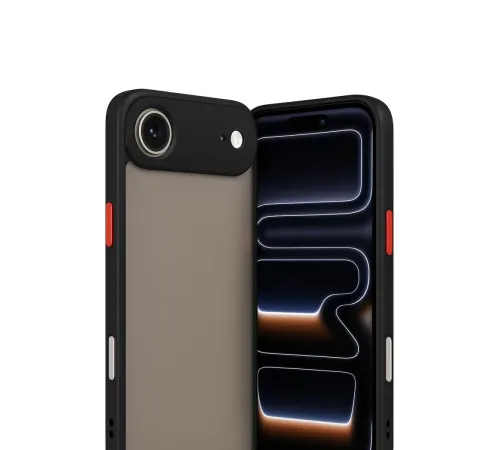 Apple iPhone 17 Air Kılıf Montreal Silikon Kapak - Siyah