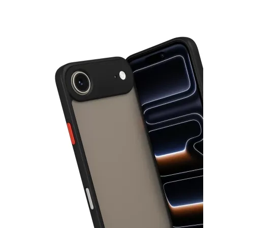 Apple iPhone 17 Air Kılıf Montreal Silikon Kapak - Siyah