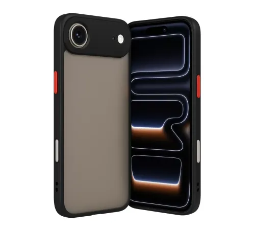 Apple iPhone 17 Air Kılıf Montreal Silikon Kapak - Siyah