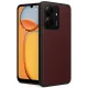 Xiaomi Redmi 13C Kılıf Aras Deri Kapak - Bordo