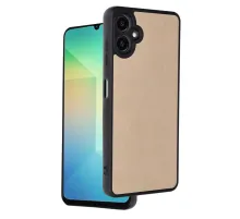 Samsung Galaxy A06 Kılıf Aras Deri Kapak - Pudra