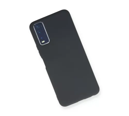 Vivo Y11S Kılıf Nano içi Kadife Silikon - Lacivert