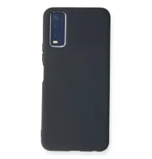 Vivo Y11S Kılıf Nano içi Kadife Silikon - Lacivert