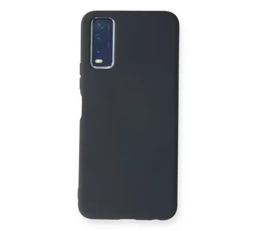 Vivo Y11S Kılıf Nano içi Kadife Silikon - Lacivert