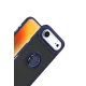 Apple iPhone 17 Air Montreal Yüzüklü Silikon Kapak - Lacivert