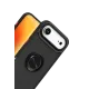 Apple iPhone 17 Air Montreal Yüzüklü Silikon Kapak - Siyah