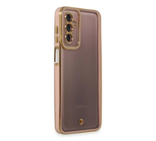 Samsung Galaxy M23 Kılıf Liva Lens Silikon - Pudra