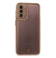 Samsung Galaxy M23 Kılıf Liva Lens Silikon - Pudra