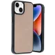 Apple iPhone 14 Kılıf Aras Deri Kapak - Pudra
