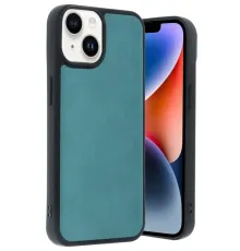 Apple iPhone 14 Kılıf Aras Deri Kapak - Açık Yeşil
