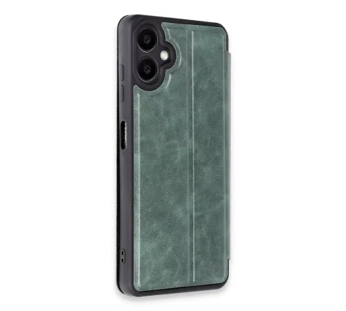 Samsung Galaxy A06 Kılıf Flip Cover - Koyu Yeşil