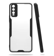 Vivo Y11S Kılıf Platin Silikon - Siyah