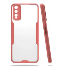 Vivo Y11S Kılıf Platin Silikon - Pembe