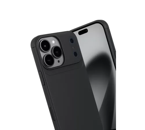 Apple iPhone 17 Pro Auto Focus Karbon Kapak - Siyah