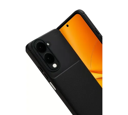 Vivo Y29S Auto Focus Karbon Kapak - Siyah