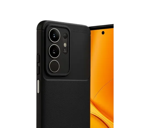 Vivo Y29 4G Auto Focus Karbon Kapak - Siyah