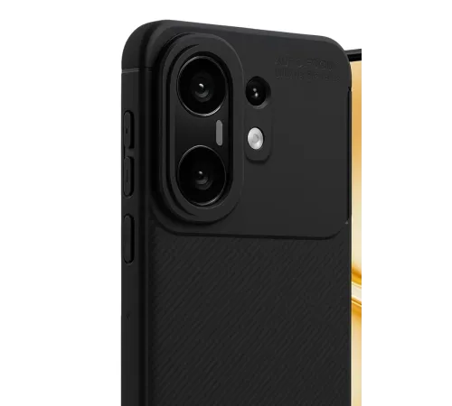 Vivo X200 FE Auto Focus Karbon Kapak - Siyah