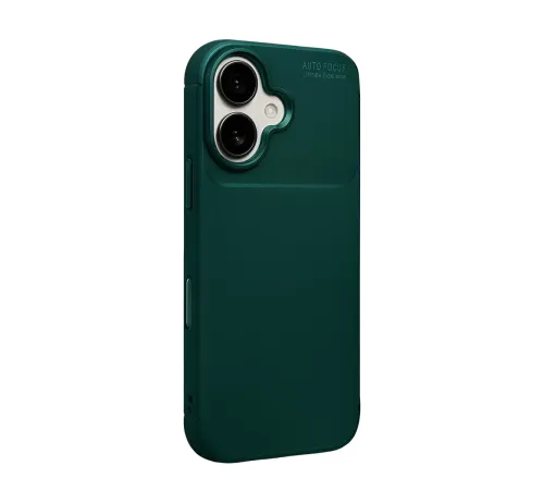 Apple iPhone 17 Auto Focus Karbon Kapak - Koyu Yeşil
