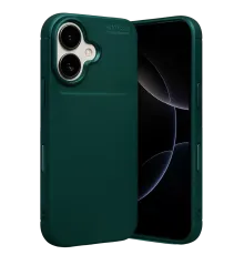 Apple iPhone 17 Auto Focus Karbon Kapak - Koyu Yeşil