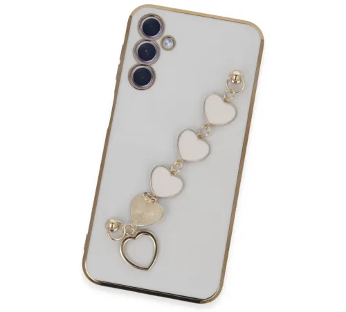 Samsung Galaxy A24 4G Kılıf Esila Silikon - Beyaz