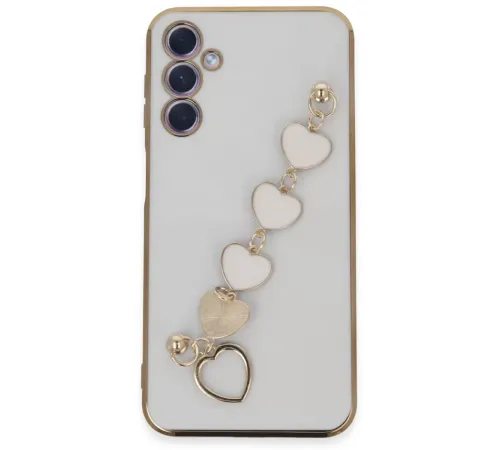 Samsung Galaxy A24 4G Kılıf Esila Silikon - Beyaz