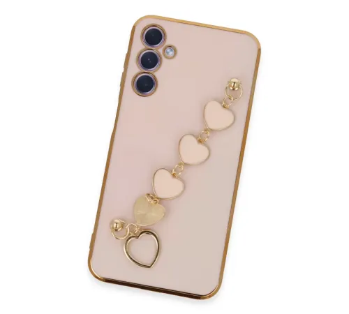 Samsung Galaxy A24 4G Kılıf Esila Silikon - Pudra