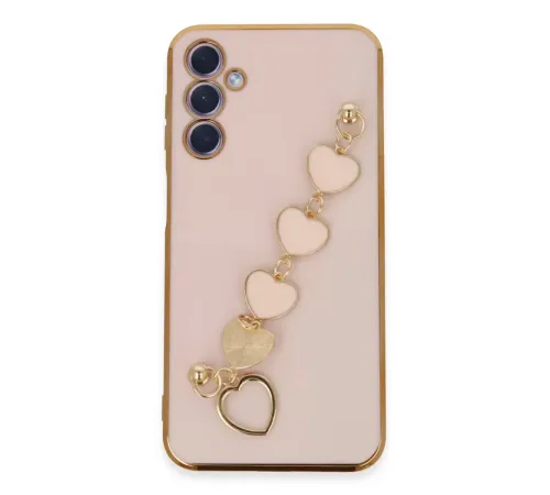 Samsung Galaxy A24 4G Kılıf Esila Silikon - Pudra
