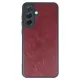 Samsung Galaxy A35 5G Kılıf Aras Deri Kapak - Bordo