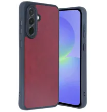 Samsung Galaxy A35 5G Kılıf Aras Deri Kapak - Bordo