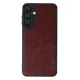 Samsung Galaxy A55 5G Kılıf Aras Deri Kapak - Bordo