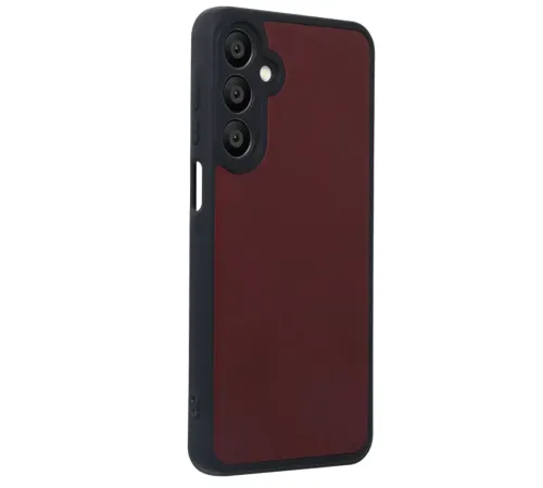 Samsung Galaxy A55 5G Kılıf Aras Deri Kapak - Bordo