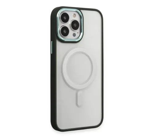 Apple iPhone 15 Pro Kılıf Room Magneticsafe Silikon - Köknar Yeşili