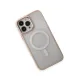 Apple iPhone 15 Pro Kılıf Room Magneticsafe Silikon - Pudra