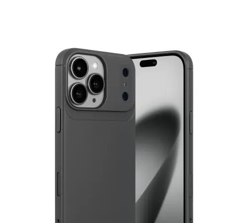 Apple iPhone 17 Pro Auto Focus Karbon Kapak - Gri