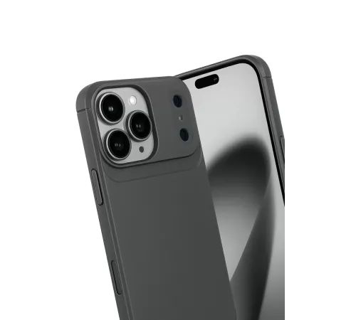 Apple iPhone 17 Pro Auto Focus Karbon Kapak - Gri