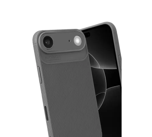 Apple iPhone 17 Air Auto Focus Karbon Kapak - Gri
