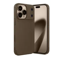 Apple iPhone 17 Pro Max Auto Focus Karbon Kapak - Kahverengi