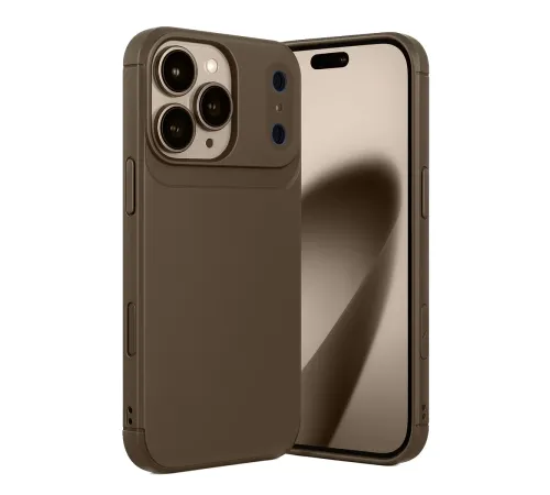 Apple iPhone 17 Pro Max Auto Focus Karbon Kapak - Kahverengi