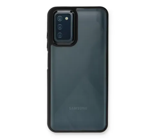Samsung Galaxy A03S Kılıf Dora Kapak - Siyah