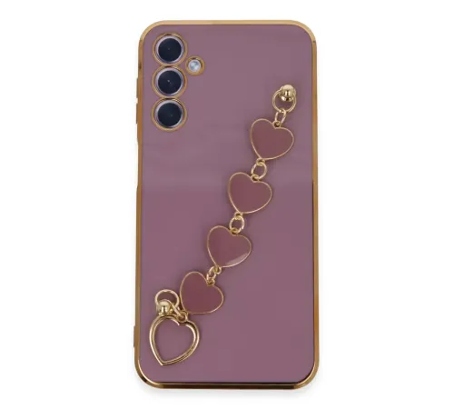 Samsung Galaxy A24 4G Kılıf Esila Silikon - Mor