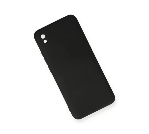 Xiaomi Redmi 9A Kılıf Nano içi Kadife Silikon - Siyah