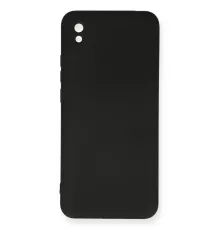 Xiaomi Redmi 9A Kılıf Nano içi Kadife Silikon - Siyah
