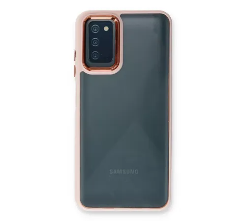 Samsung Galaxy A03S Kılıf Dora Kapak - Pudra