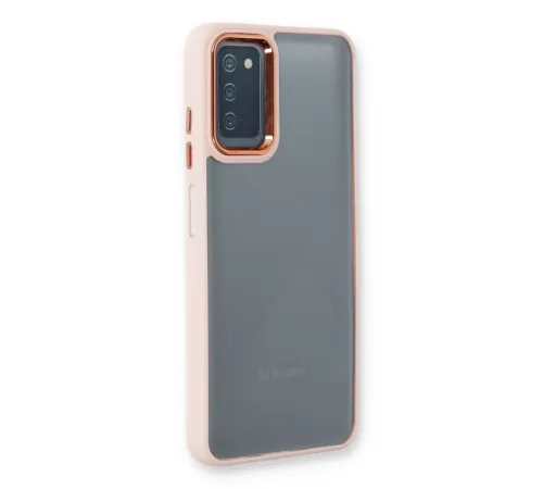 Samsung Galaxy A03S Kılıf Dora Kapak - Pudra