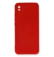 Xiaomi Redmi 9A Kılıf Nano içi Kadife Silikon - Kırmızı